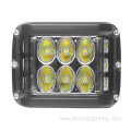 12-24V Square 3.8Inch 45w mining LED work light with side lights offroad truck led work light